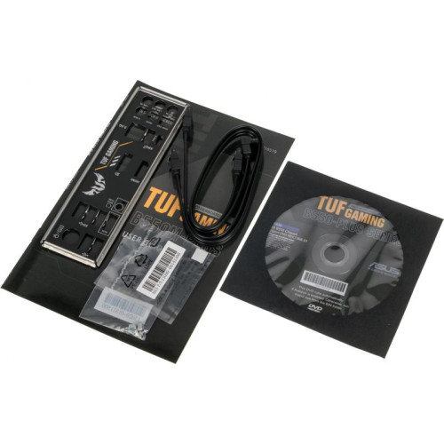 Материнская плата ASUS TUF GAMING B550M-PLUS Soc-AM4 AMD B550 4xDDR4 mATX AC`97 8ch(7.1) 2.5Gg RAID+HDMI+DP [TUF GAMING B550M-PLUS]