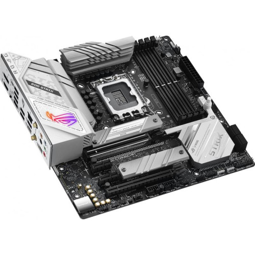 Материнская плата ASUS ROG STRIX B760-G GAMING WIFI Soc-1700 Intel B760 4xDDR5 mATX AC`97 8ch(7.1) 2.5Gg RAID+HDMI+DP [ROG STRIX B760-G GAMING WIFI]