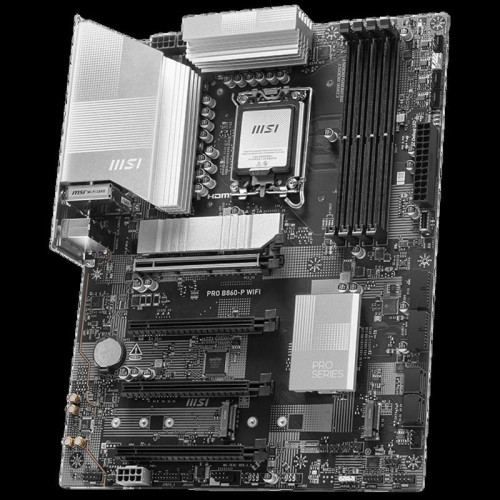 Материнская плата MSI PRO B860-P WIFI Soc-1851 Intel B860 4xDDR5 ATX AC`97 8ch(7.1) 5Gigabit RAID+HDMI+DP