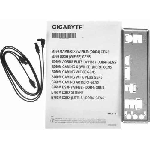 Материнская плата Gigabyte B760 DS3H GEN5, RTL