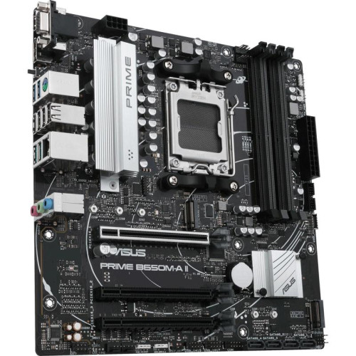 Материнская плата ASUS PRIME B650M-A II-CSM SocketAM5 AMD B650 4xDDR5 mATX AC`97 8ch(7.1) 2.5Gg RAID+VGA+HDMI+DP [PRIME B650M-A II-CSM]