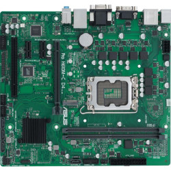 Материнская плата ASUS PRO H610M-C D4-CSM Soc-1700 Intel H610 2xDDR4 mATX AC`97 8ch(7.1) GbLAN+VGA+HDMI+DP [PRO H610M-C D4-CSM]