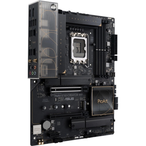 Материнская плата ASUS PROART B760-CREATOR WIFI Soc-1700 Intel B760 4xDDR5 ATX AC`97 8ch(7.1) 1 x 2.5Gigabit + Gigabit Ethernet RAID+HDMI+DP [PROART B760-CREATOR WIFI]
