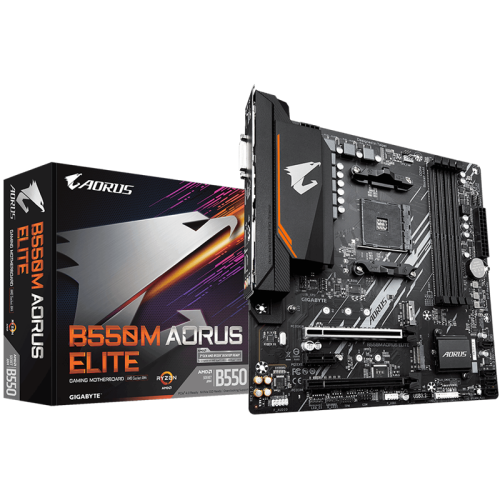 Материнская плата/ B550M AORUS ELITE