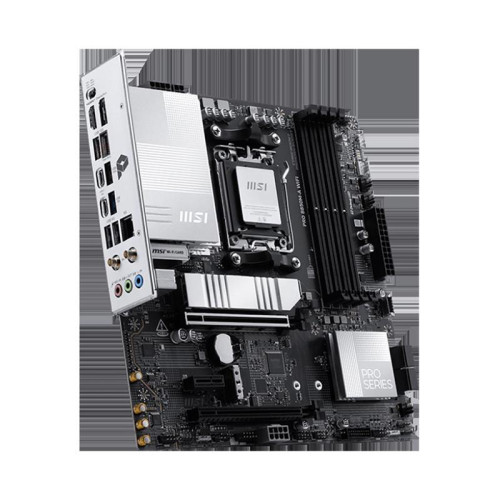 Материнская плата MSI PRO B850M-A WIFI SocketAM5 AMD B850 4xDDR5 mATX AC`97 8ch(7.1) 5Gigabit RAID+HDMI+DP