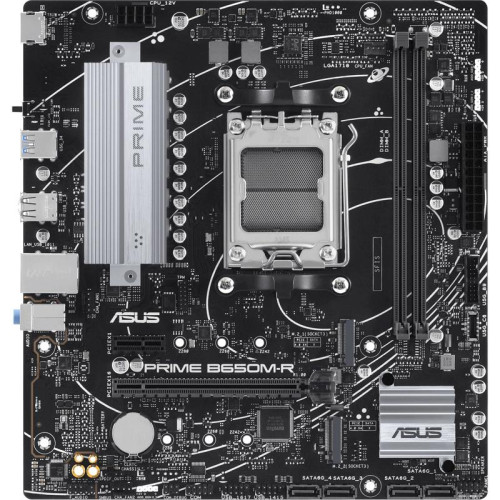 Материнская плата Asus PRIME B650M-R SocketAM5 AMD B650 2xDDR5 mATX AC`97 8ch(7.1) 2.5Gg RAID+HDMI