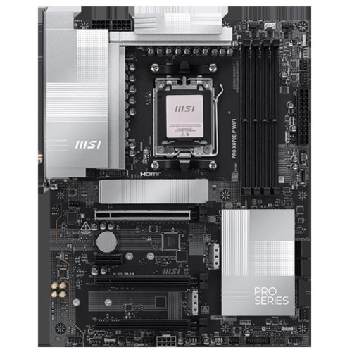 Материнская плата MSI PRO X870E-P WIFI SocketAM5 AMD X870E 4xDDR5 ATX AC`97 8ch(7.1) 5Gigabit RAID+HDMI