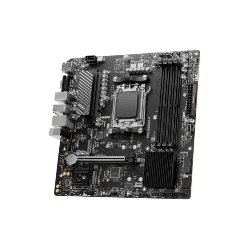 Материнская плата/ MB MSI AMD B650 sAM5, 4xDDR5(256GB), D-SUB/HDMI 2.1/DP, 1xPCIe 4.0x16, 2xPCIe 3.0, 1xLAN (2.5GbE), 4xSATA 6Gb/s, 2xM.2, 4xUSB 3.2, 4xUSB 2.0, 1xPS/2, mATX