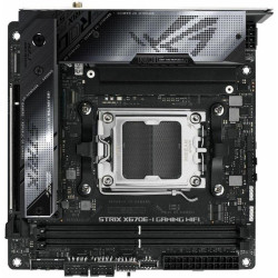 Материнская плата ASUS ROG STRIX X670E-I GAMING WIFI SocketAM5 AMD X670 2xDDR5 mini-ITX AC`97 8ch(7.1) 2.5Gg RAID+HDMI [ROG STRIX X670E-I GAMING WIFI]