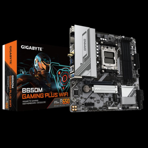 Материнская плата Gigabyte B650M GAMING PLUS WIFI, RTL
