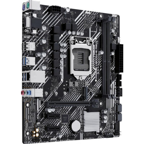 Материнская плата ASUS PRIME H510M-E R2.0 Soc-1200 Intel H470 2xDDR4 mATX AC`97 8ch(7.1) GbLAN+VGA+HDMI+DP [PRIME H510M-E R2.0]
