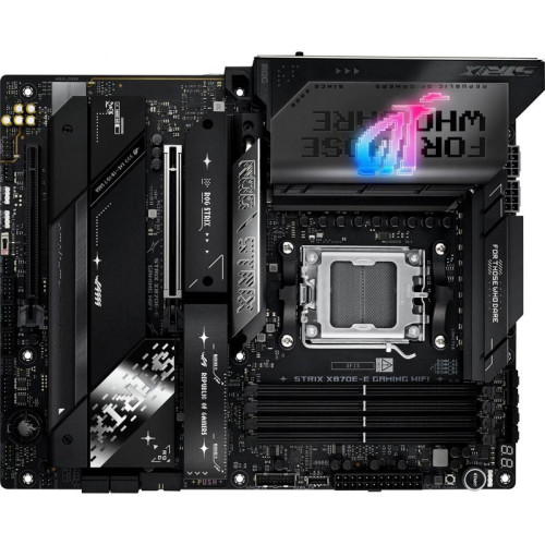 Материнская плата ASUS ROG STRIX X870E-E GAMING WIFI SocketAM5 AMD X870 4xDDR5 ATX AC`97 8ch(7.1) 5Gigabit RAID+HDMI [ROG STRIX X870E-E GAMING WIFI]