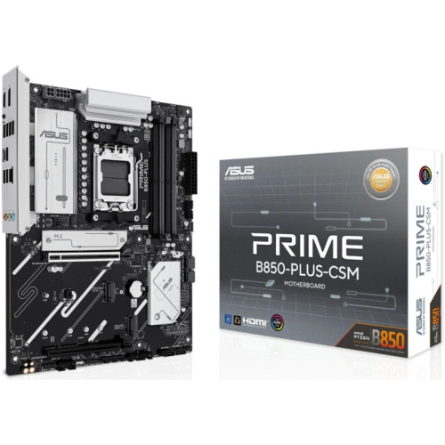 Материнская плата Asus PRIME B850-PLUS-CSM SocketAM5 AMD B850 4xDDR5 ATX AC`97 8ch(7.1) 2.5Gg RAID+HDMI+DP Материнская плата Asus PRIME B850-PLUS-CSM SocketAM5 AMD B850 4xDDR5 ATX AC`97 8ch(7.1) 2.5Gg RAID+HDMI+DP