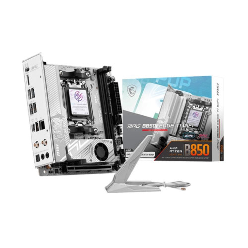 Материнская плата MSI MPG B850I EDGE TI WIFI SocketAM5 AMD B850 2xDDR5 mini-ITX AC`97 8ch(7.1) 5Gigabit RAID+HDMI Материнская плата MSI MPG B850I EDGE TI WIFI SocketAM5 AMD B850 2xDDR5 mini-ITX AC`97 8ch(7.1) 5Gigabit RAID+HDMI