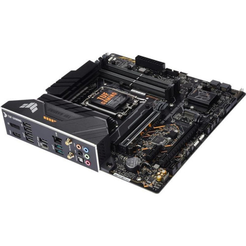Материнская плата ASUS TUF GAMING B660M-PLUS WIFI Soc-1700 Intel B660 4xDDR5 mATX AC`97 8ch(7.1) 2.5Gg RAID+HDMI+DP [TUF GAMING B660M-PLUS WIFI]