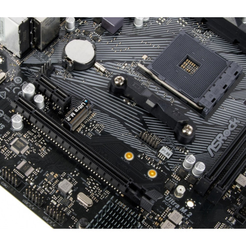 Материнская плата Asrock A520M-HVS Soc-AM4 AMD A520 2xDDR4 mATX AC`97 8ch(7.1) GbLAN RAID+VGA+HDMI [A520M-HVS]