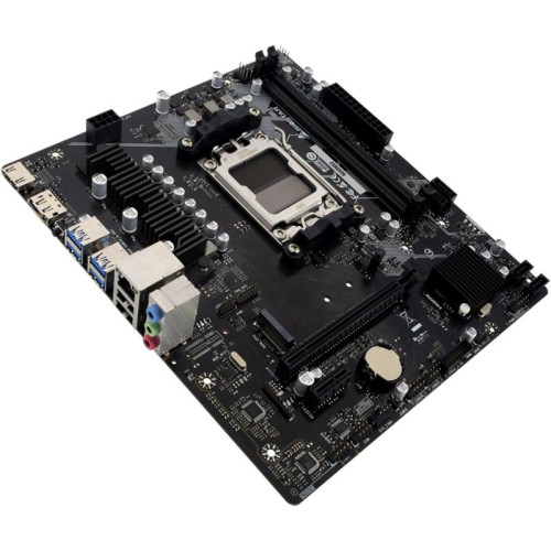Материнская плата Biostar B650MS2-E SocketAM5 AMD B650 2xDDR5 mATX AC`97 8ch(7.1) 2.5Gg RAID+HDMI+DP