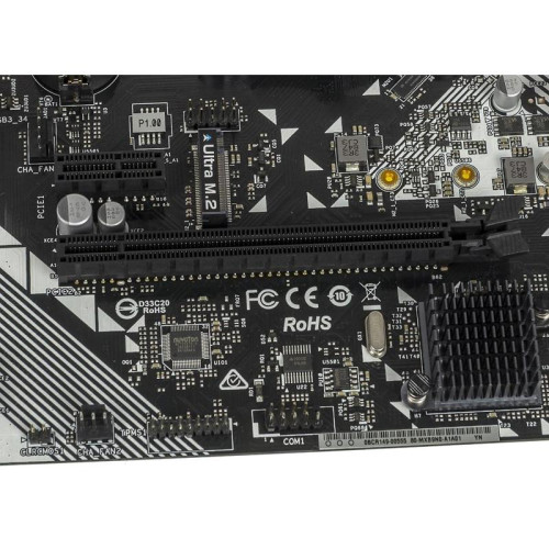 Материнская плата Asrock B450M-HDV R4.0 Soc-AM4 AMD B450 2xDDR4 mATX AC`97 8ch(7.1) GbLAN RAID+VGA+DVI+HDMI [B450M-HDV R4.0]