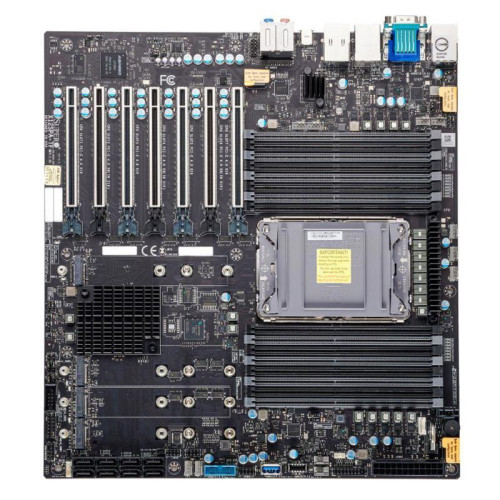 Материнская плата SuperMicro MBD-X12SPA-TF-B LGA4189, C621A, 16*DDR4(3200), 4*M.2, 7*PCIE, 10Glan, Glan, IPMI lan, USB Type-C, 4*USB 3.2, VGA, 2*COM