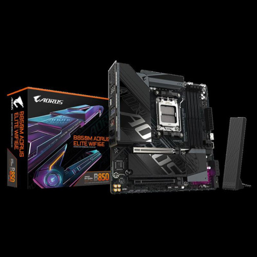 Материнская плата Gigabyte B850M AORUS ELITE WIFI6E, RTL