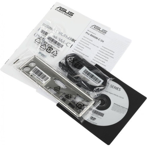 Материнская плата Asus PRO B660M-C D4-CSM Soc-1700 Intel B660 4xDDR4 mATX AC`97 8ch(7.1) GbLAN RAID+VGA+HDMI+DP