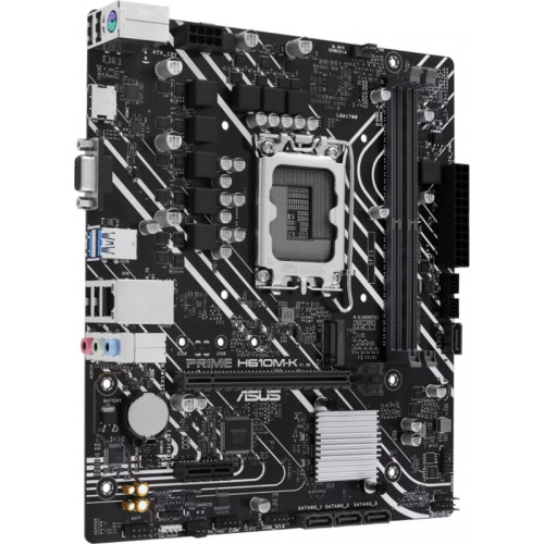 Материнская плата ASUS PRIME H610M-K Soc-1700 Intel H610 2xDDR5 mATX AC`97 8ch(7.1) GbLAN+VGA+HDMI [PRIME H610M-K]