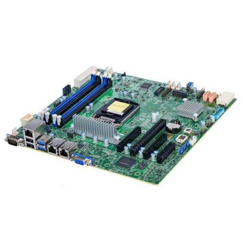 Материнская плата SuperMicro MBD-X12STL-F-B Intel Xeon E-2300 Processor, 10th Generation Intel Pentium Processor, Single Socket LGA-1200 (Socket H5) supported,CPU supports Up to 95W TDP,Intel C252,Up to 128GB Unbuffered ECC UDIMM,DDR4-3200MHz, in 4 D