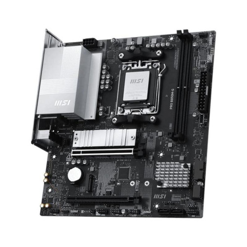 Материнская плата MSI PRO B850M-G SocketAM5 AMD B850 2xDDR5 mATX AC`97 8ch(7.1) 5Gigabit RAID+HDMI+DP