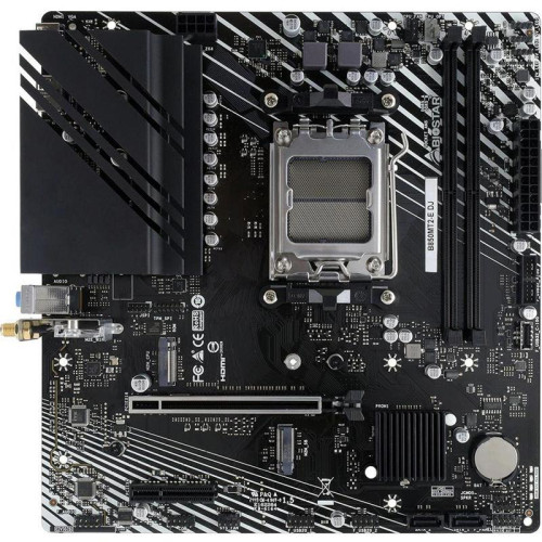 Материнская плата Biostar B850MT2-E DJ SocketAM5 AMD B850 2xDDR5 mATX AC`97 8ch(7.1) 2.5Gg RAID+HDMI+DP