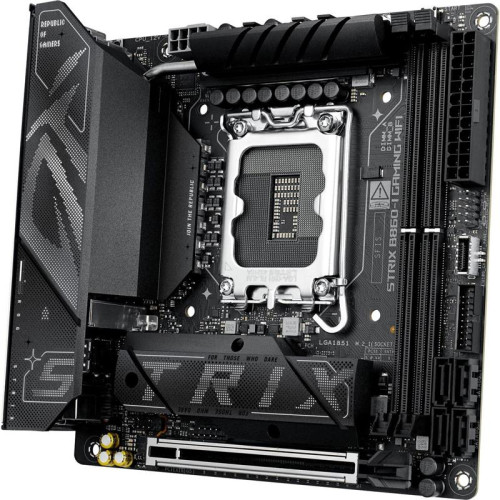 Материнская плата Asus ROG STRIX B860-I GAMING WIFI Soc-1851 Intel B860 2xDDR5 mini-ITX AC`97 8ch(7.1) 2.5Gg RAID+HDMI+DP