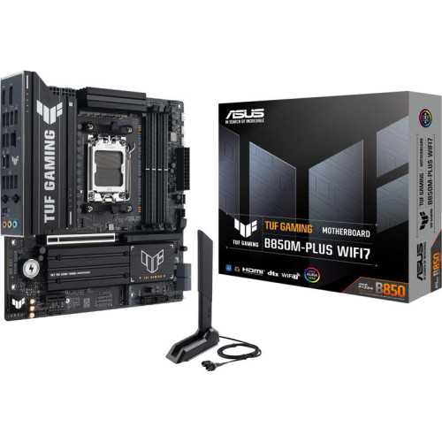 Материнская плата/ TUF GAMING B850M-PLUS WIFI7 Материнская плата/ TUF GAMING B850M-PLUS WIFI7