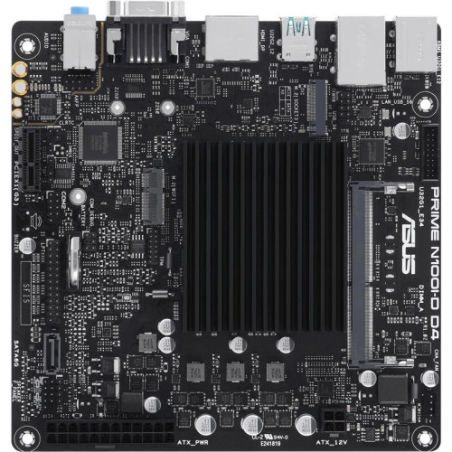 Материнская плата ASUS PRIME N100I-D D4-CSM 1xDDR4 mini-ITX AC`97 8ch(7.1) GbLAN+VGA+HDMI+DP [PRIME N100I-D D4-CSM]