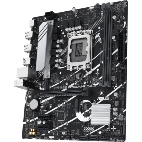 Материнская плата ASUS PRIME B760M-R D4 Soc-1700 Intel B760 2xDDR4 mATX AC`97 8ch(7.1) 2.5Gg RAID+HDMI [PRIME B760M-R D4]