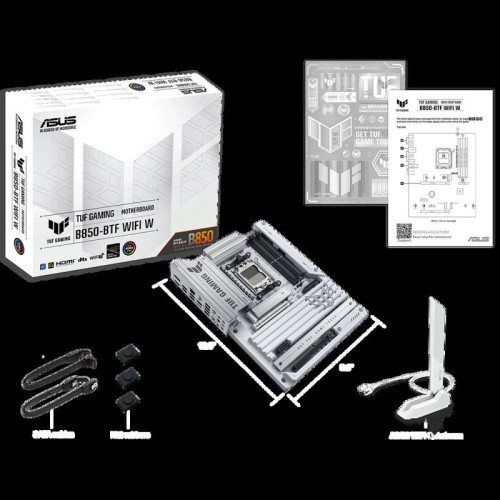 Материнская плата ASUS TUF GAMING B850-BTF WIFI W AM5 ATX 4xDDR5 2xPCIEx16 PCIEx1 3xM.2 USB-C DP HDMI 2.5GLAN WI FI 7