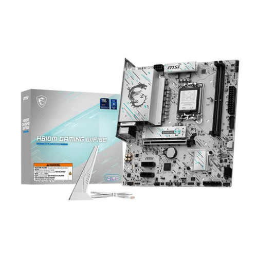 Материнская плата MSI H810M GAMING WIFI6E H810, LGA1851, 2*DDR5, 1*PCIEx16, 2*PCIEx1, 1*M.2, 2*TypeC, 4*USB3.2Gen1, 8*USB2.0, 4*SATA3.0, 2.5G, DP, HDMI, M-ATX, RTL