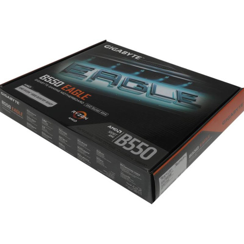 Материнская плата Gigabyte B550 EAGLE Soc-AM4 AMD B550 4xDDR4 ATX AC`97 8ch(7.1) GbLAN RAID+HDMI