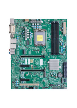 Материнская плата SuperMicro MBD-X13SAE-B Intel 13th/12th Gen Core i9/i7/i5/i3 LGA1700 CPU, Intel W680 Chipset, Up to 128GB ECC/non-ECC DDR5 DIMM, HDMI/DP/DVI-D, 8xSATA, 1xGbit/1x2.5Gbit LAN, 4xUSB 2.0, 8xUSB 3.2, 3xM.2 Key M, 2xPCIe x4, 2xPCIe x16 (16/N