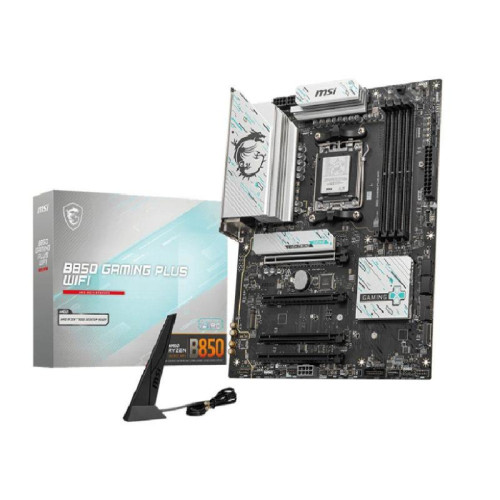 Материнская плата MSI B850 GAMING PLUS WIFI  SocketAM5 AMD B850 4xDDR5 ATX AC`97 8ch(7.1) 5Gigabit RAID+DP