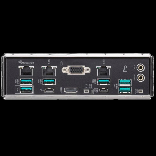 Материнская плата ASUS PRO WS W880-ACE SE LGA 1851 ATX 4xDDR5 3xPCIEx16 4xM.2 Thunderbolt USB-C HDMI VGA 2x2.5GLAN