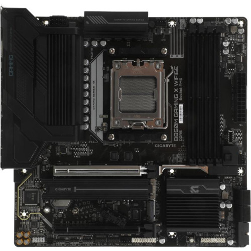 Материнская плата Gigabyte B850M GAMING X WF6E SocketAM5 AMD B850 4xDDR5 mATX AC`97 8ch(7.1) 2.5Gg RAID+HDMI [B850M GAMING X WF6E]