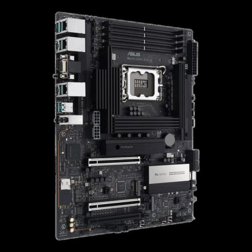 Материнская плата ASUS PRO WS Z890-ACE SE LGA1851 ATX 4хDDR5 3xPCIEx16 4xM.2 Thunderbolt USB-C HDMI 2.5GLAN 10GLAN