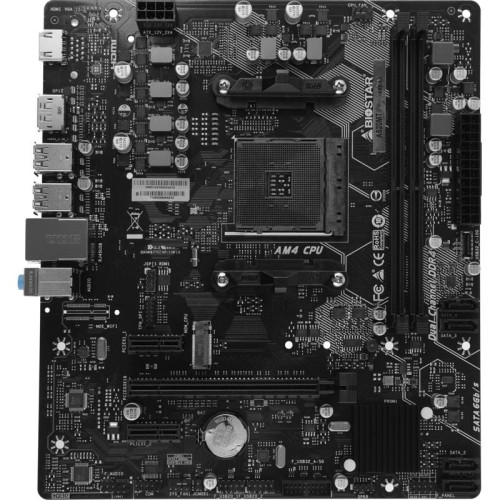 Материнская плата Biostar A520MT Soc-AM4 AMD A520 2xDDR4 mATX AC`97 8ch(7.1) GbLAN RAID+HDMI+DP [A520MT]