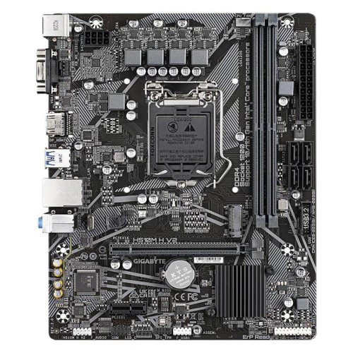 Материнская плата Gigabyte H510M H V2 2.0 Soc-1200 Intel Q470 2xDDR4 mATX AC`97 8ch(7.1) GbLAN+VGA+HDMI