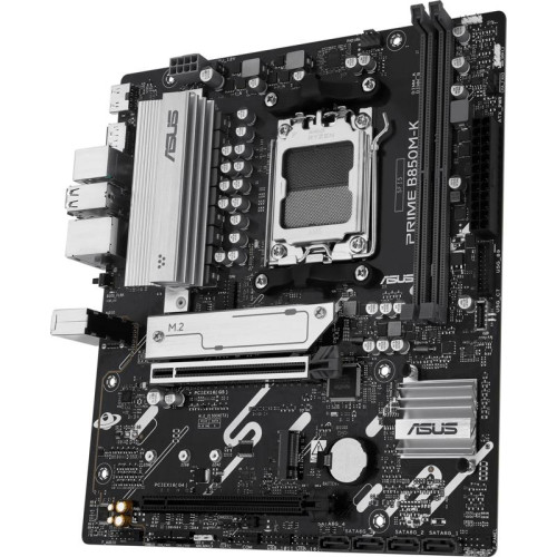 Материнская плата Asus PRIME B850M-K SocketAM5 AMD B850 2xDDR5 mATX AC`97 8ch(7.1) 2.5Gg RAID+HDMI+DP