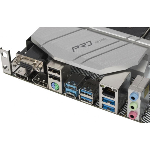 Материнская плата Asrock B550M PRO4 Soc-AM4 AMD B550 4xDDR4 mATX AC`97 8ch(7.1) GbLAN RAID+VGA+HDMI+DP [B550M PRO4]