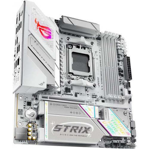 Материнская плата Asus ROG STRIX B850-G GAMING WIFI SocketAM5 AMD B850 4xDDR5 mATX AC`97 8ch(7.1) 2.5Gg RAID+HDMI+DP