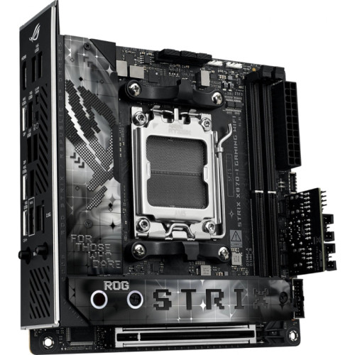 Материнская плата Asus ROG STRIX X870-I GAMING WIFI SocketAM5 AMD X870 2xDDR5 mini-ITX AC`97 8ch(7.1) 2.5Gg RAID+HDMI Материнская плата Asus ROG STRIX X870-I GAMING WIFI SocketAM5 AMD X870 2xDDR5 mini-ITX AC`97 8ch(7.1) 2.5Gg RAID+HDMI
