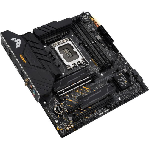 Материнская плата ASUS TUF GAMING B660M-PLUS WIFI Soc-1700 Intel B660 4xDDR5 mATX AC`97 8ch(7.1) 2.5Gg RAID+HDMI+DP [TUF GAMING B660M-PLUS WIFI]