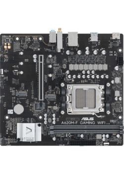 Материнская плата Asus A620M-F GAMING WIFI SocketAM5 AMD A620 2xDDR5 mATX AC`97 8ch(7.1) 2.5Gg RAID+HDMI