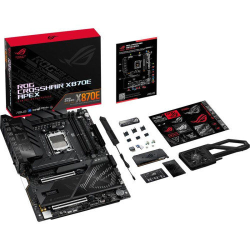 Материнская плата Asus ROG CROSSHAIR X870E APEX SocketAM5 AMD X870E 2xDDR5 ATX AC`97 8ch(7.1) 5Gigabit RAID